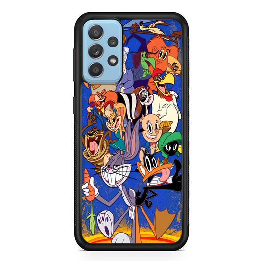 Bugs Bunny And Daffy Duck With Family Samsung Galaxy A72 Case