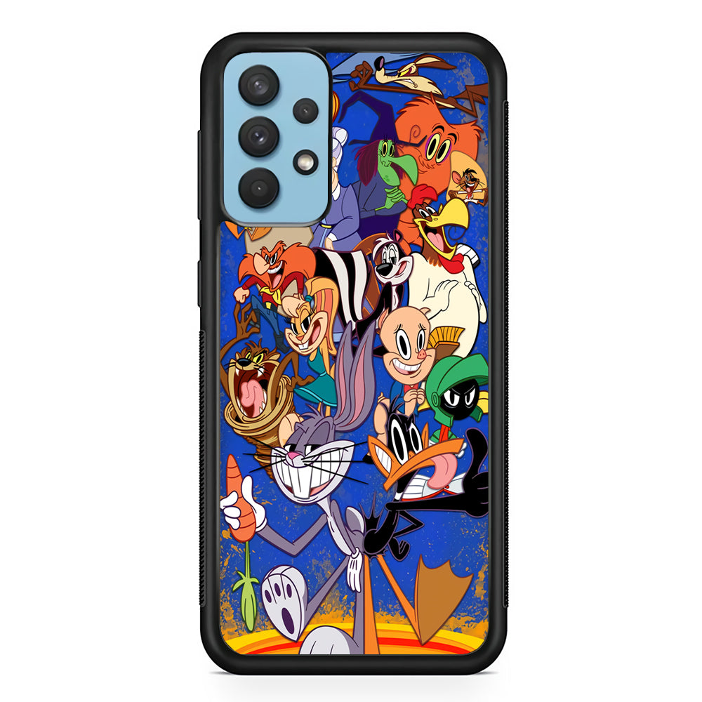 Bugs Bunny And Daffy Duck With Family Samsung Galaxy A32 Case