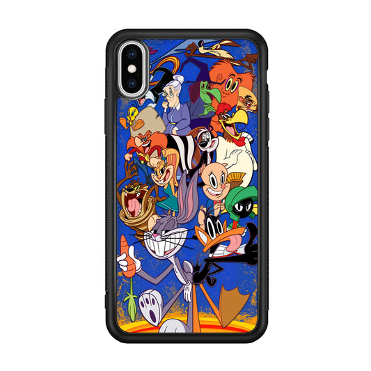 Bugs Bunny And Daffy Duck With Family iPhone XS Case