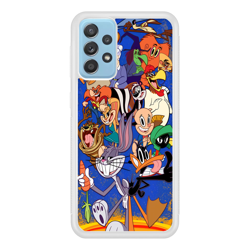 Bugs Bunny And Daffy Duck With Family Samsung Galaxy A72 Case
