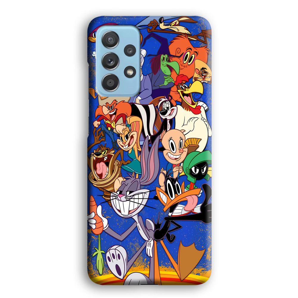 Bugs Bunny And Daffy Duck With Family Samsung Galaxy A72 Case