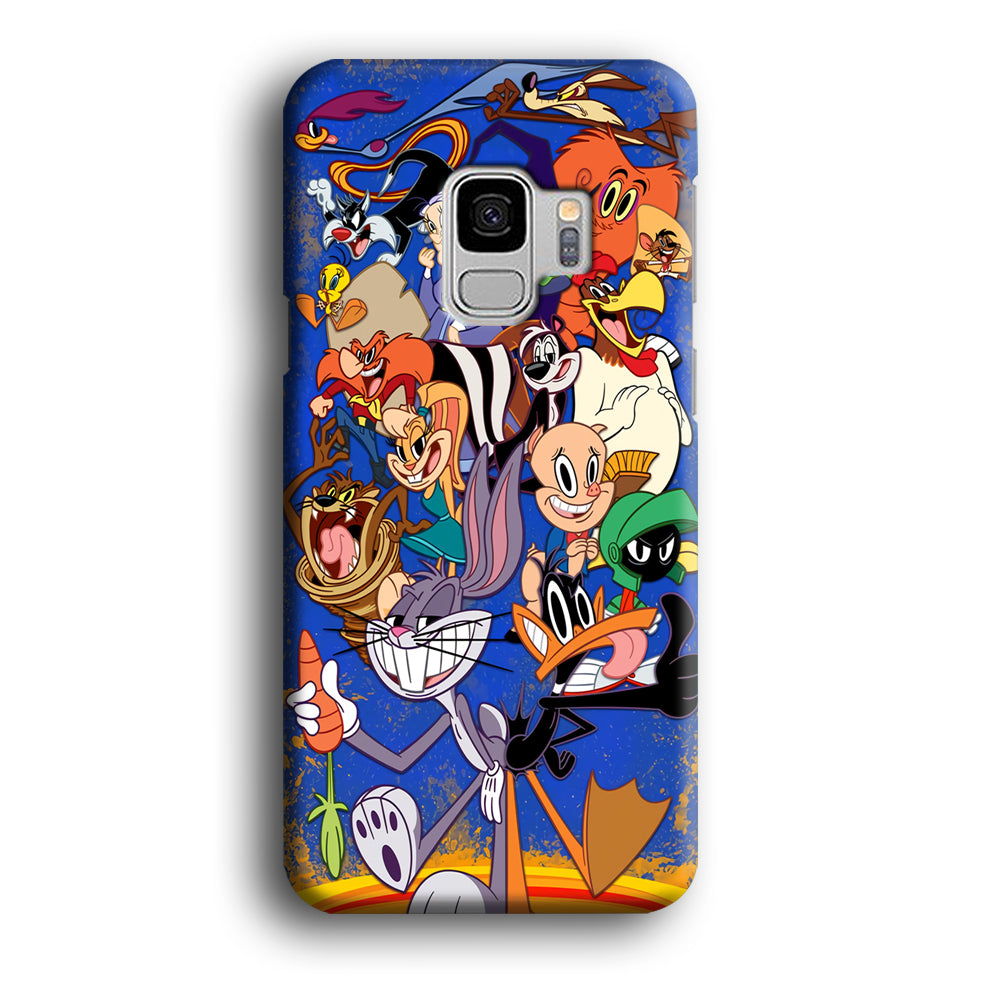 Bugs Bunny And Daffy Duck With Family Samsung Galaxy S9 Case