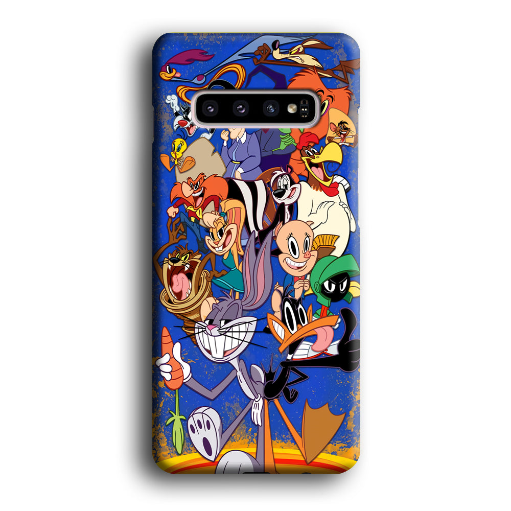 Bugs Bunny And Daffy Duck With Family Samsung Galaxy S10 Case