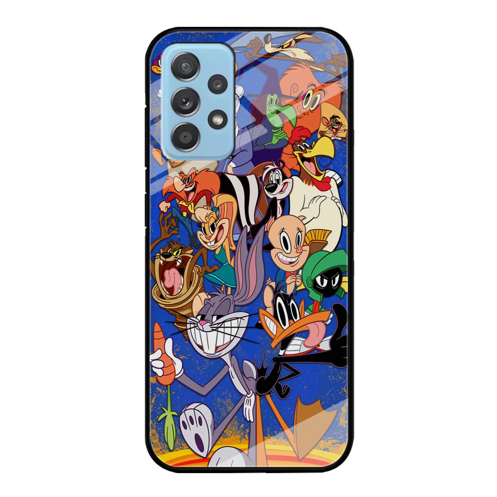 Bugs Bunny And Daffy Duck With Family Samsung Galaxy A72 Case