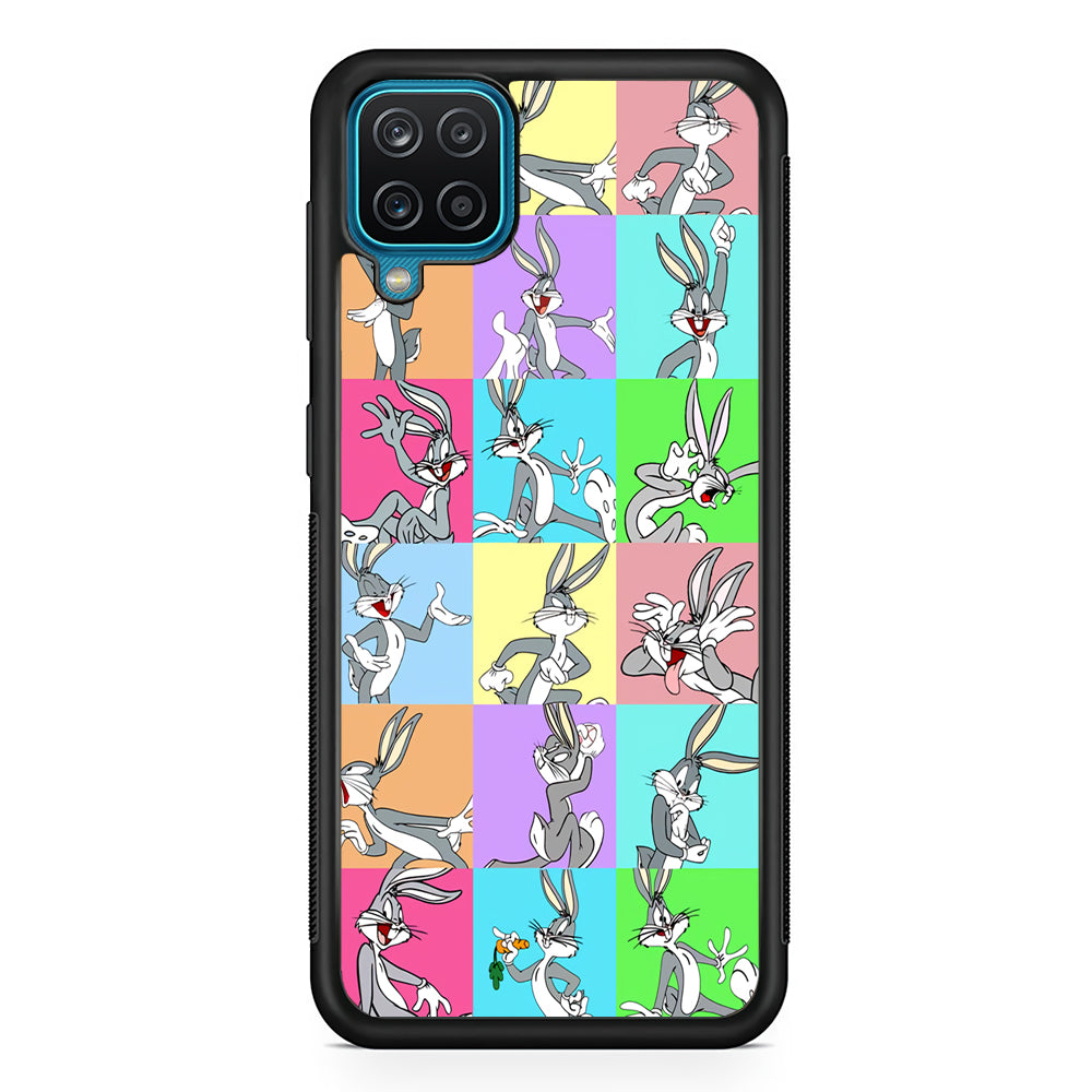 Bugs Bunny Fun Colour Collage Samsung Galaxy A12 Case