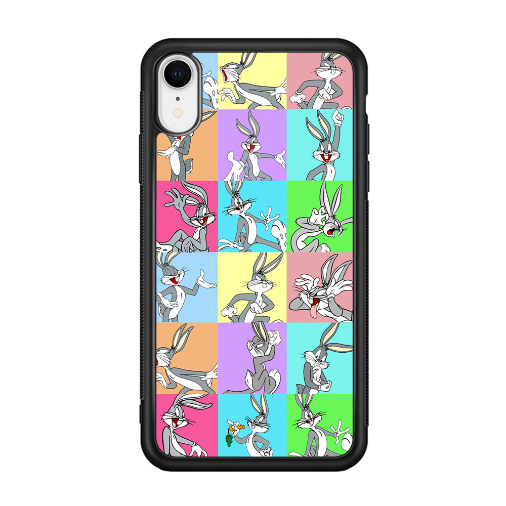 Bugs Bunny Fun Colour Collage iPhone XR Case