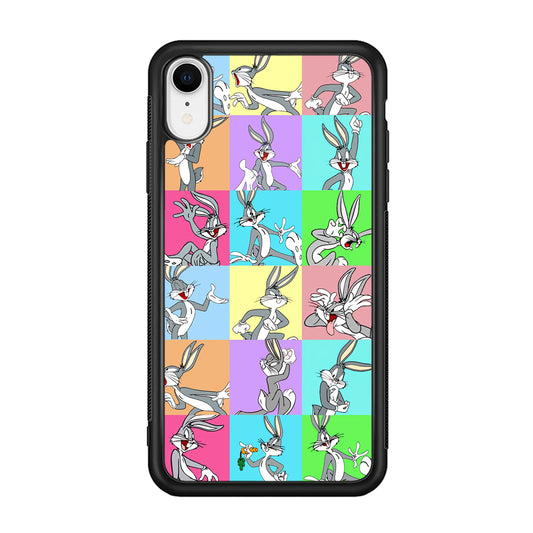 Bugs Bunny Fun Colour Collage iPhone XR Case