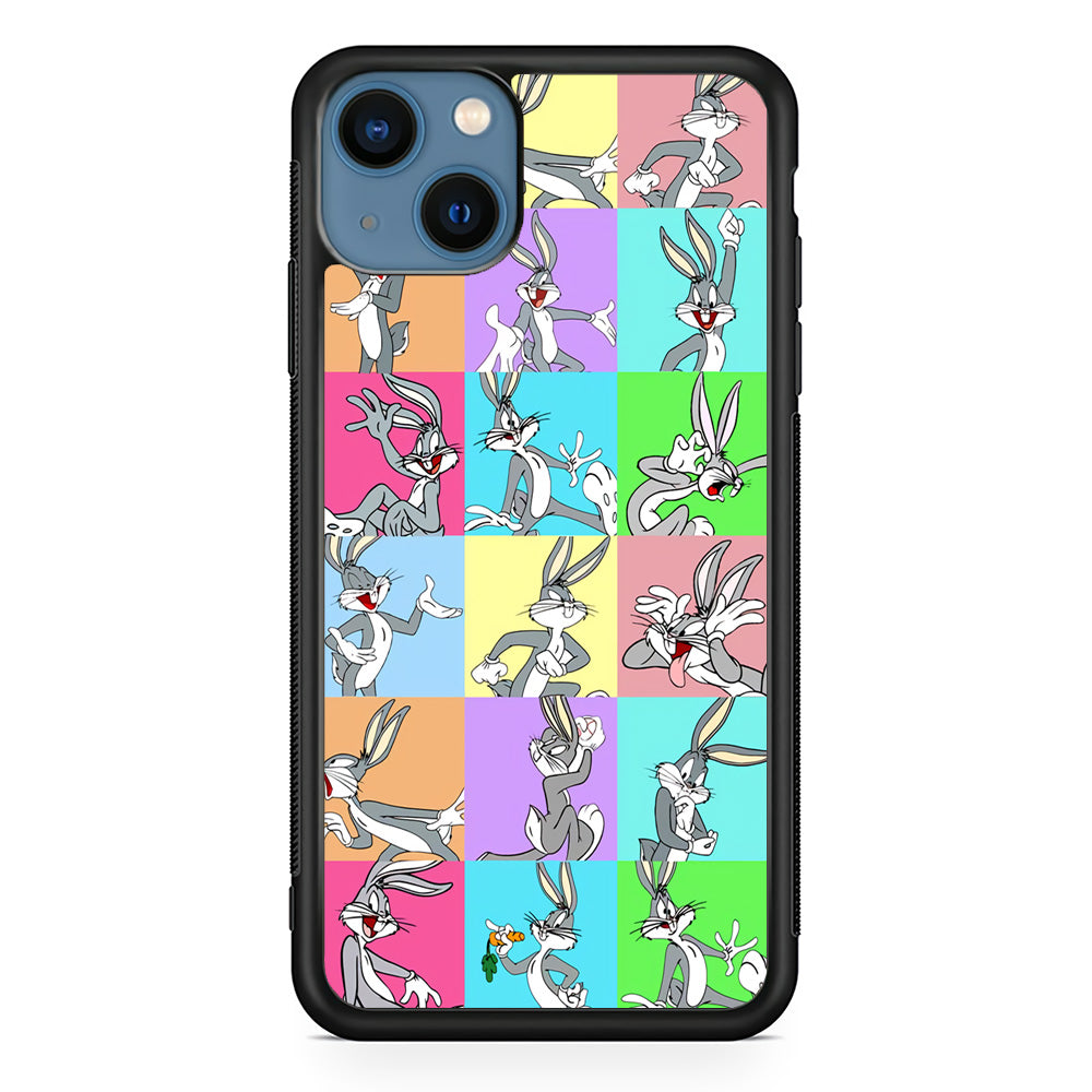 Bugs Bunny Fun Colour Collage iPhone 13 Case