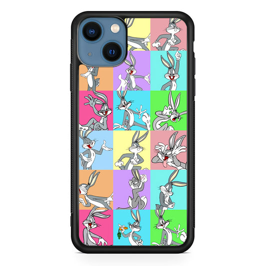 Bugs Bunny Fun Colour Collage iPhone 13 Case