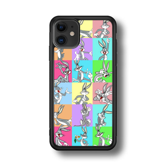 Bugs Bunny Fun Colour Collage iPhone 11 Case