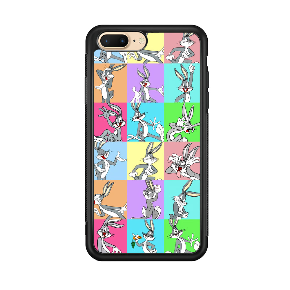 Bugs Bunny Fun Colour Collage iPhone 8 Plus Case