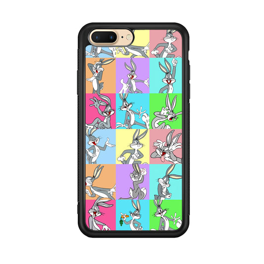 Bugs Bunny Fun Colour Collage iPhone 7 Plus Case