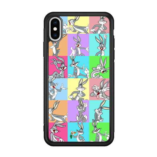 Bugs Bunny Fun Colour Collage iPhone XS MAX Case
