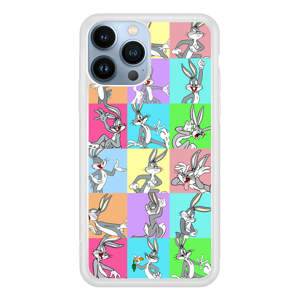 Bugs Bunny Fun Colour Collage iPhone 13 Pro Max Case