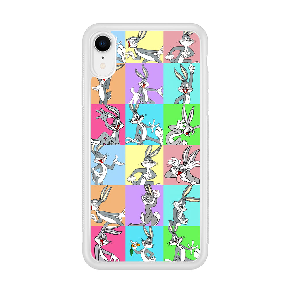 Bugs Bunny Fun Colour Collage iPhone XR Case