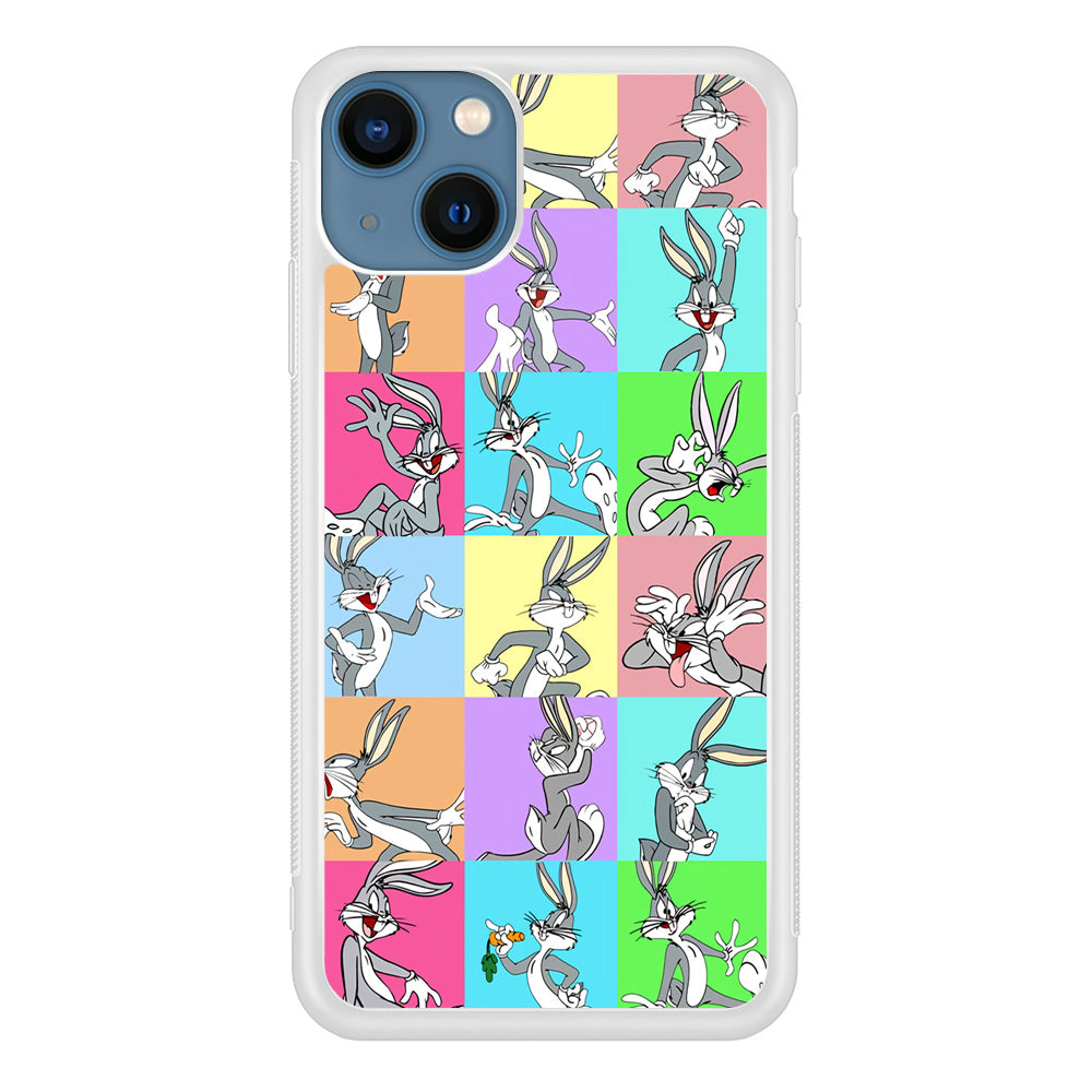 Bugs Bunny Fun Colour Collage iPhone 13 Case