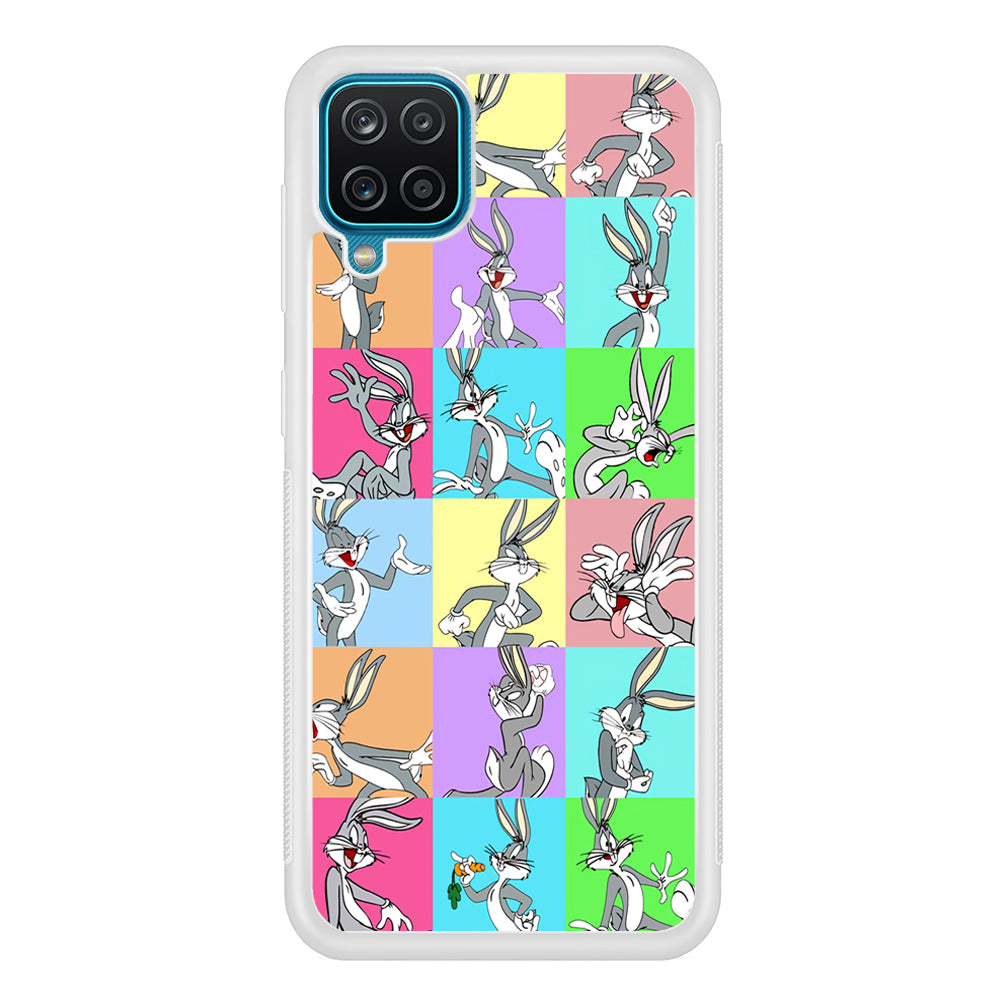 Bugs Bunny Fun Colour Collage Samsung Galaxy A12 Case