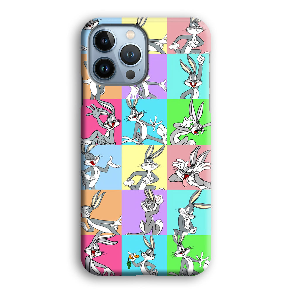 Bugs Bunny Fun Colour Collage iPhone 13 Pro Max Case