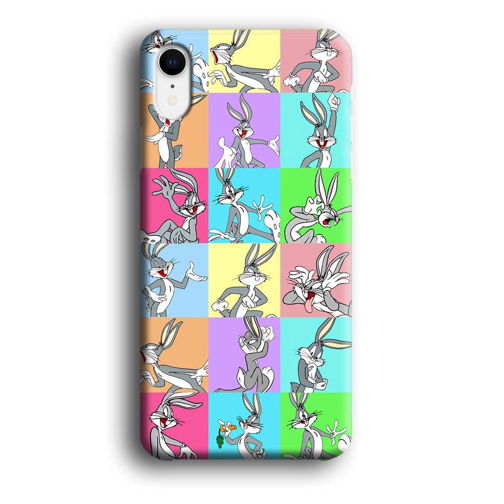 Bugs Bunny Fun Colour Collage iPhone XR Case