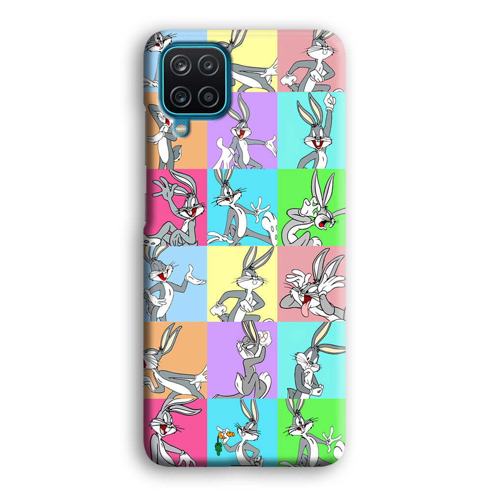 Bugs Bunny Fun Colour Collage Samsung Galaxy A12 Case