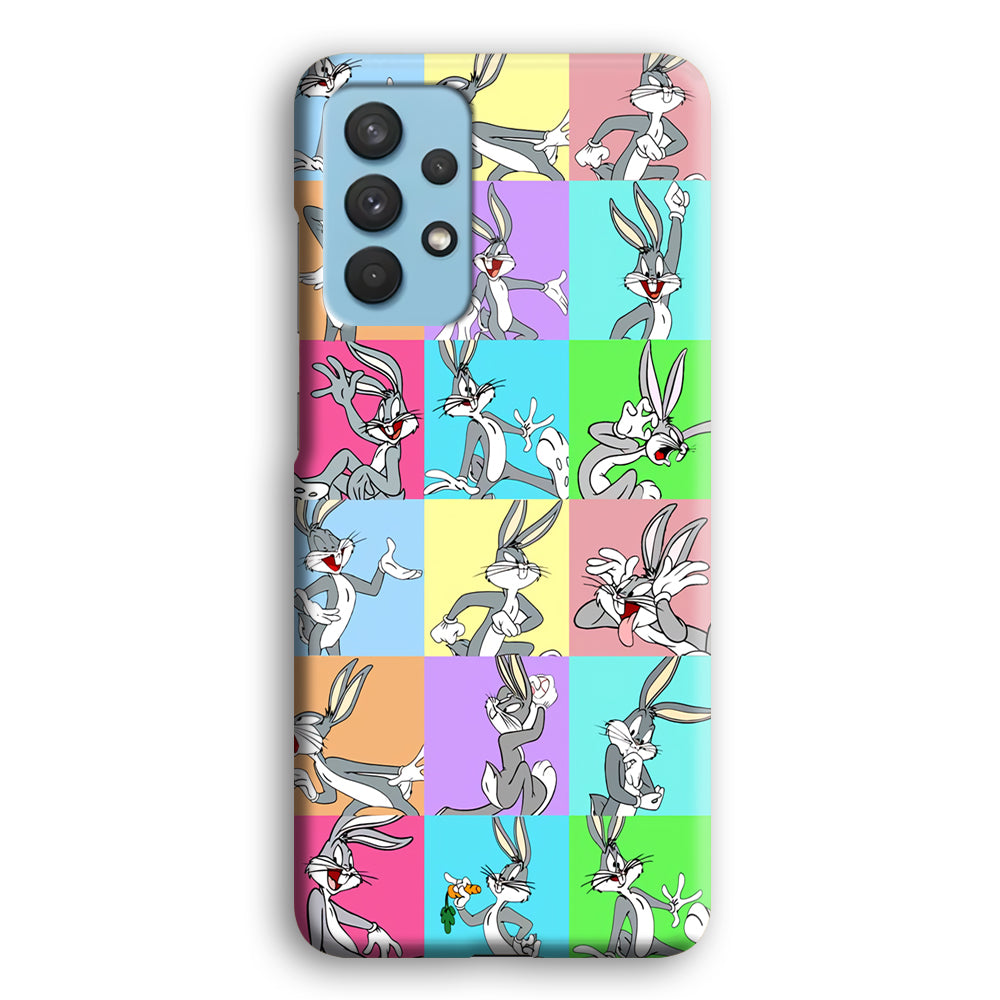 Bugs Bunny Fun Colour Collage Samsung Galaxy A32 Case