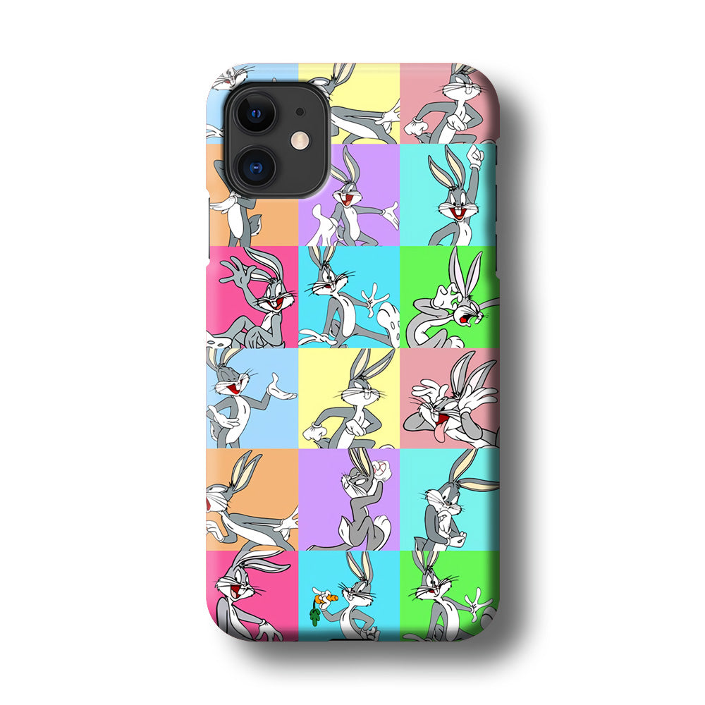 Bugs Bunny Fun Colour Collage iPhone 11 Case