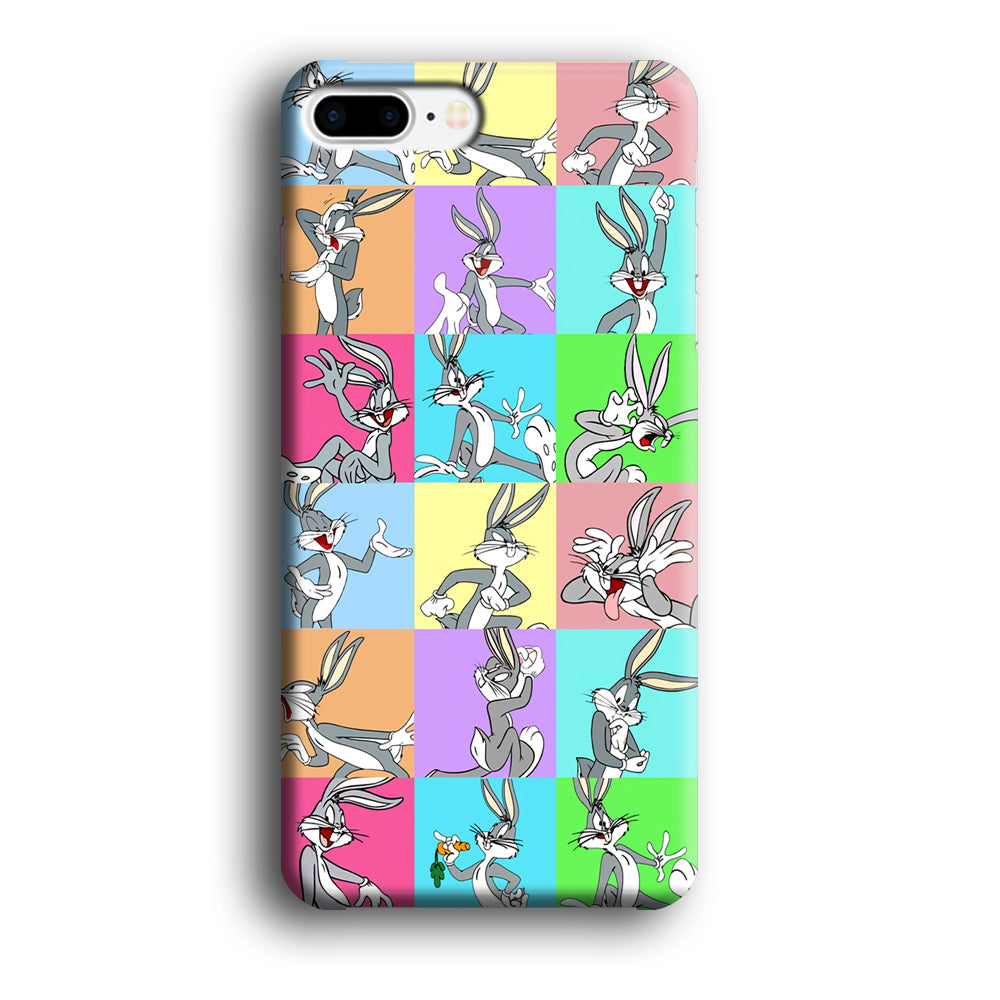 Bugs Bunny Fun Colour Collage iPhone 7 Plus Case