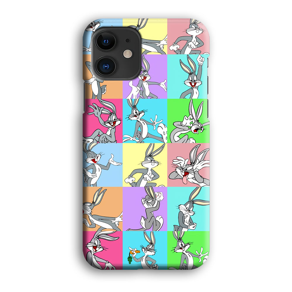 Bugs Bunny Fun Colour Collage iPhone 12 Case