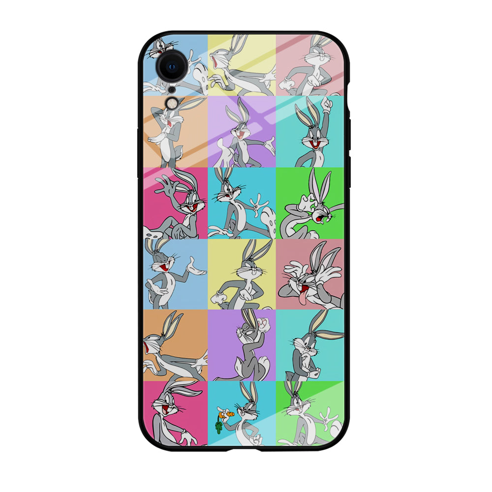Bugs Bunny Fun Colour Collage iPhone XR Case