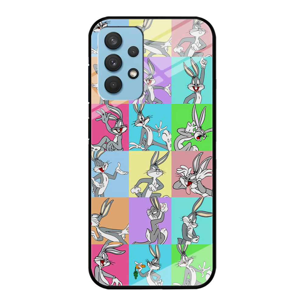 Bugs Bunny Fun Colour Collage Samsung Galaxy A32 Case