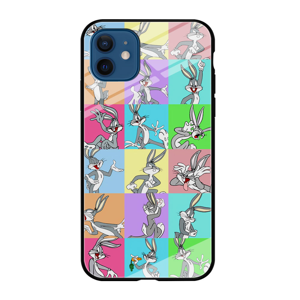 Bugs Bunny Fun Colour Collage iPhone 12 Case