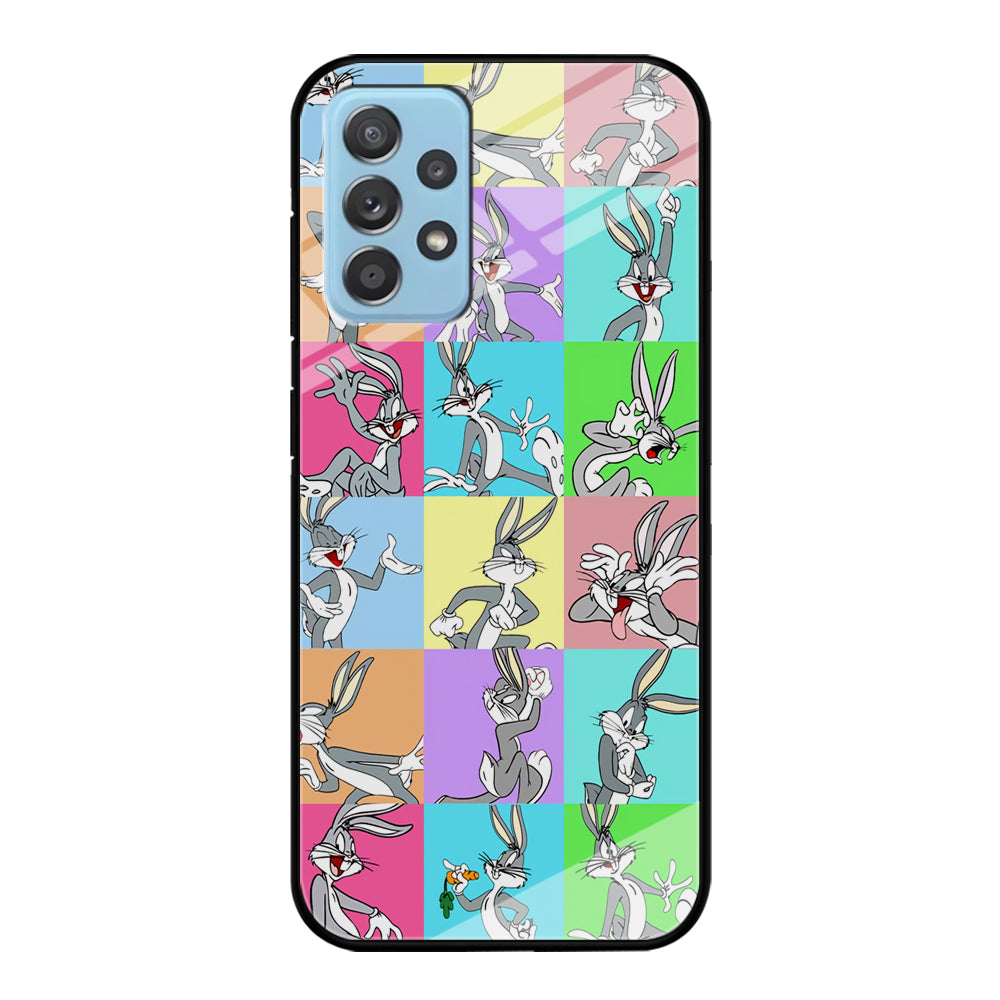 Bugs Bunny Fun Colour Collage Samsung Galaxy A52 Case