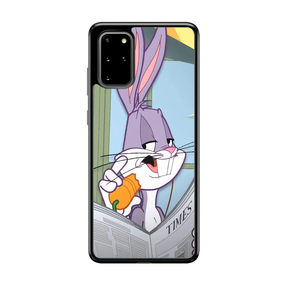 Bugs Bunny Reading The Newspaper Samsung Galaxy S20 Plus Case