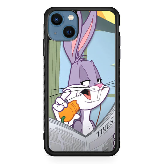 Bugs Bunny Reading The Newspaper iPhone 13 Case
