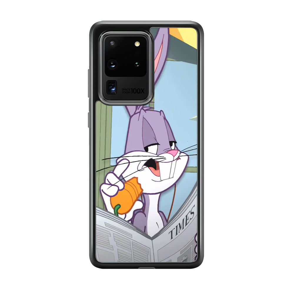 Bugs Bunny Reading The Newspaper Samsung Galaxy S20 Ultra Case
