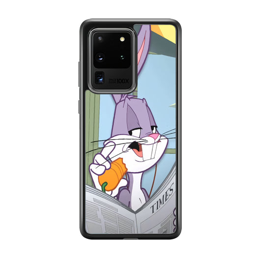 Bugs Bunny Reading The Newspaper Samsung Galaxy S20 Ultra Case