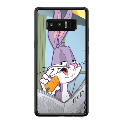 Bugs Bunny Reading The Newspaper Samsung Galaxy Note 8 Case