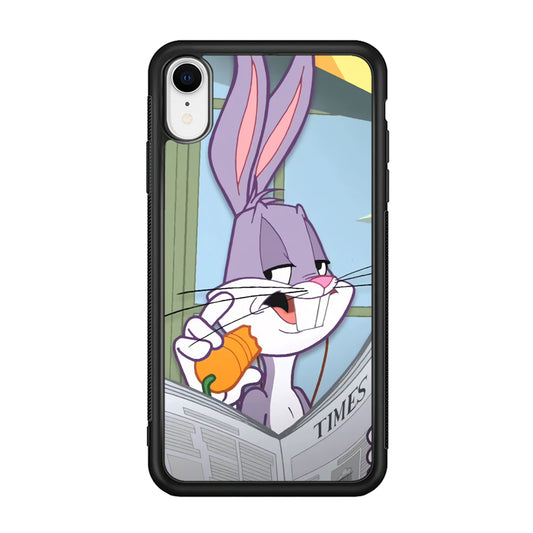 Bugs Bunny Reading The Newspaper iPhone XR Case