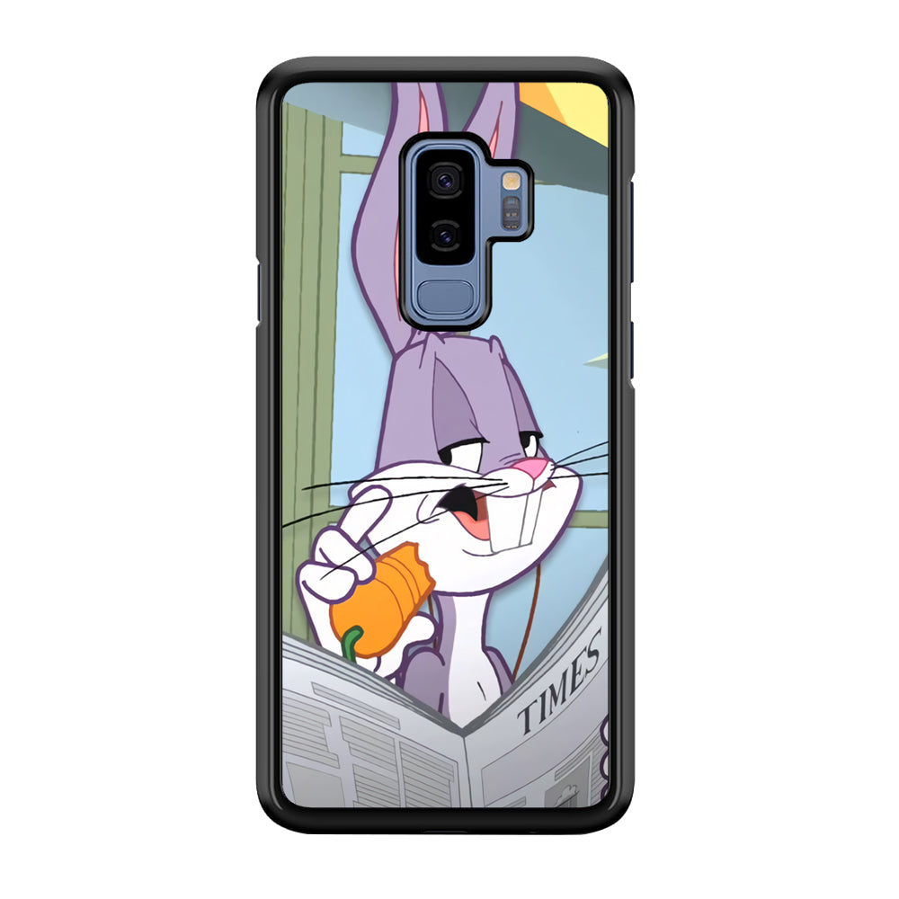Bugs Bunny Reading The Newspaper Samsung Galaxy S9 Plus Case