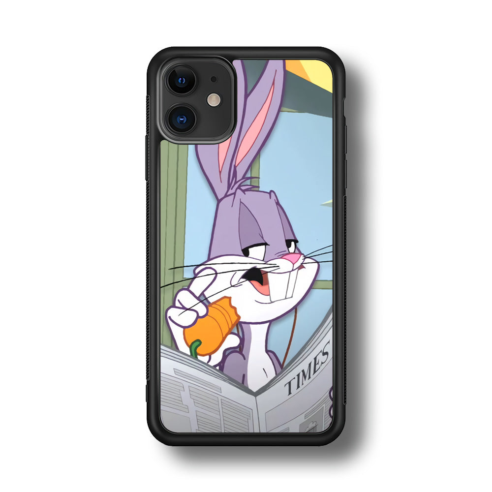 Bugs Bunny Reading The Newspaper iPhone 11 Case