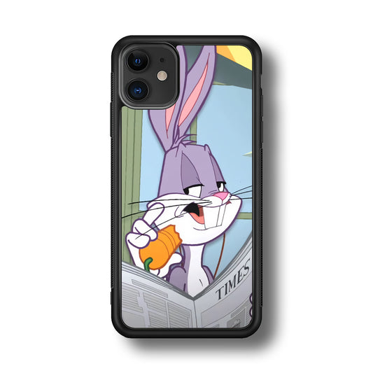 Bugs Bunny Reading The Newspaper iPhone 11 Case