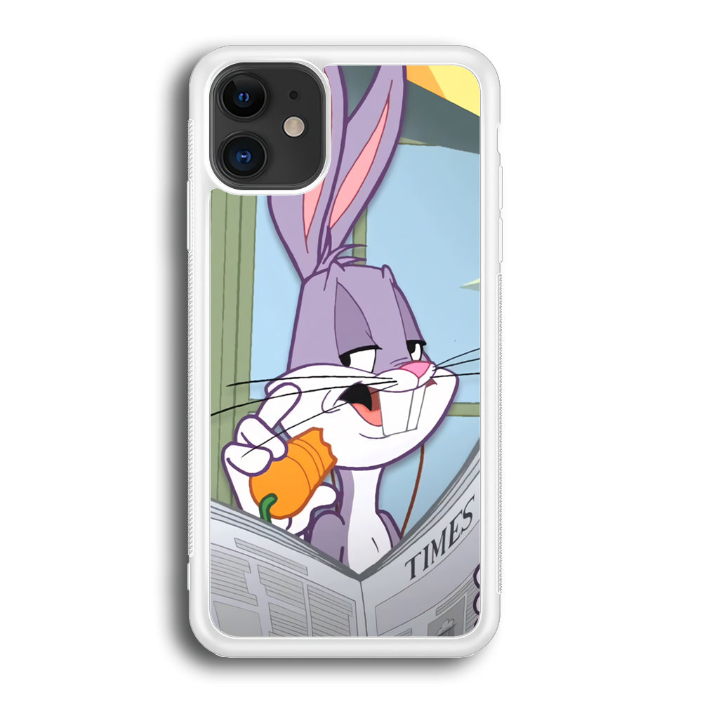 Bugs Bunny Reading The Newspaper iPhone 12 Case