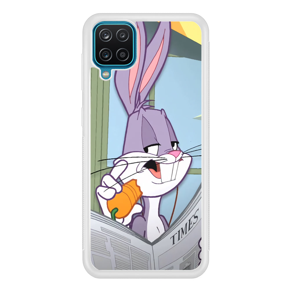 Bugs Bunny Reading The Newspaper Samsung Galaxy A12 Case