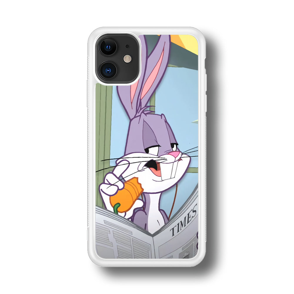 Bugs Bunny Reading The Newspaper iPhone 11 Case