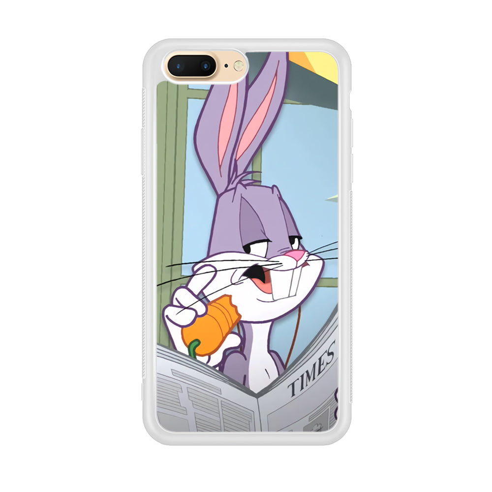 Bugs Bunny Reading The Newspaper iPhone 7 Plus Case
