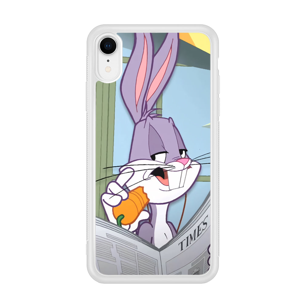 Bugs Bunny Reading The Newspaper iPhone XR Case