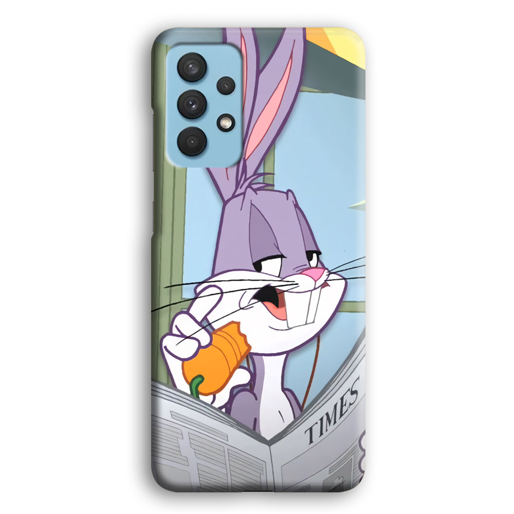 Bugs Bunny Reading The Newspaper Samsung Galaxy A32 Case