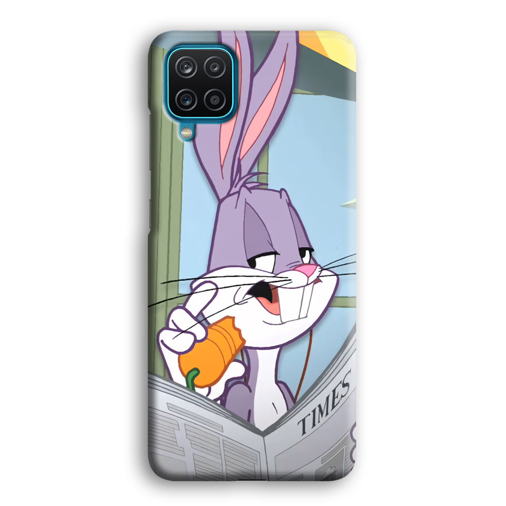 Bugs Bunny Reading The Newspaper Samsung Galaxy A12 Case