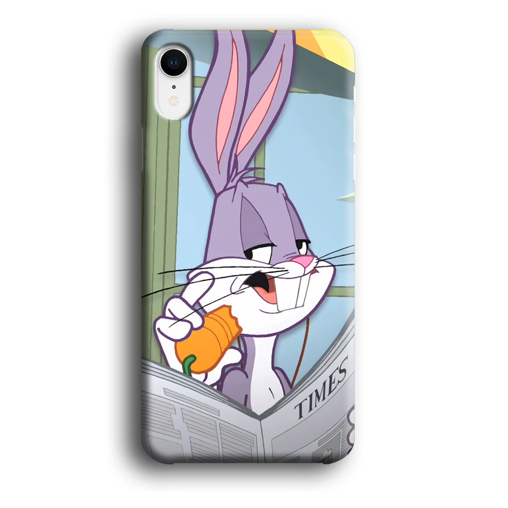 Bugs Bunny Reading The Newspaper iPhone XR Case