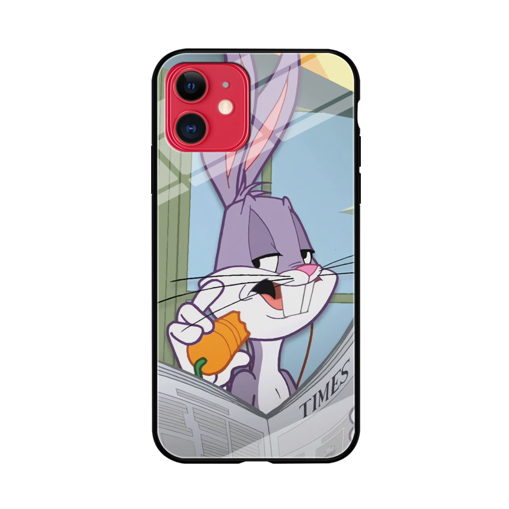 Bugs Bunny Reading The Newspaper iPhone 11 Case